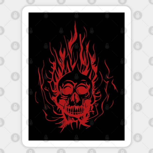 Hellfire Sticker by Lolebomb